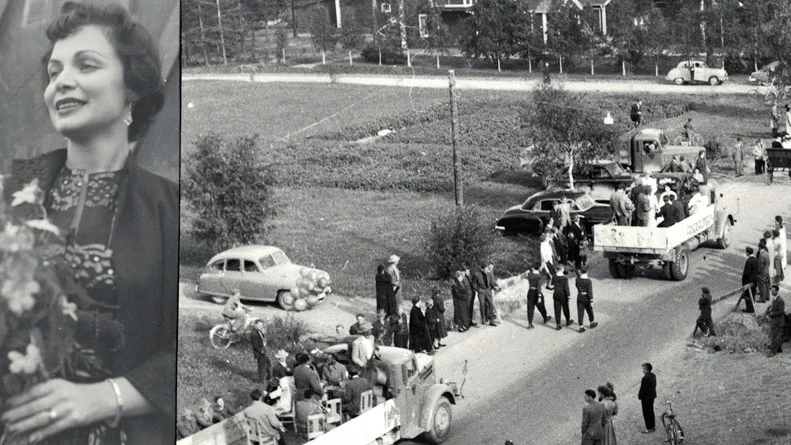 Idrottsmässan, eller Barnens Dag som evenemanget kallades under det första årtiondet, var ett sommarjippo på Karlavagnens festområde i centrala samhället som lockade stora delar av kommuninnevånarna ut ur stugorna för att vara med på festligheterna med sedvanliga attraktioner som bland annat tivoli, dans och karuseller. På mässan, som från och med 1953 drevs av då nybildade IFK Arvidsjaur, fick besökarna också genom åren uppleva många av dåtidens kända svenska sångartister. Lill-Babs, Ulla Sallert, Harry Brandelius, och Cornelius Wreesvijk är bara ett urval av landets artistlegender som framträtt på den utescen som byggts på festplatsområdet.

Ett uppskattad inslag i Idrottsmässans festligheter var också det oftast mäktiga karnevalståg (festtåget) som under många år lockade storpublik.

Så småningom började dock arrangemanget att ”urholkas” och 1977 var man tvungen att ställa in på grund av att artister, orkestrar och hälsovårdsmyndigheter av sanitära skäl inte kunde godkänna festplatsen ”Karlavagnen”. Året därpå 1978 gjordes dock ett nytt försök som blev det sista. Då uppträdde för övrigt rockikonen Jerry Williams på utescenen med gipsat ben. På bilden två inslag från Idrottsmässan för snart 70 år sedan, 1953. Till vänster blomsterförses det årets stjärnartist Ulla Sallert och till höger ser som synes många intresserade karnevalstågets färd längst Storgatan. Gatan längst upp mot vänster är början av nuvarande Villavägen.
