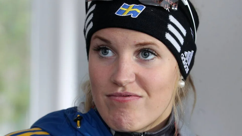 Skidskytten Ingela Andersson.