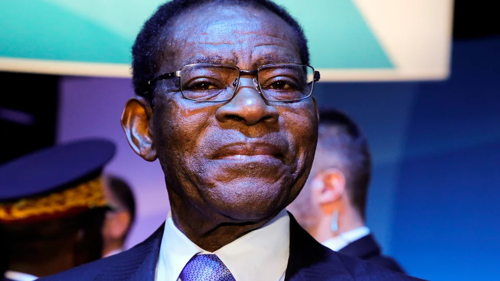 Ekvatorialguineas president Teodoro Obiang Nguema Mbasogo. Arkivbild.