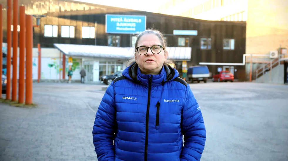 Margareta Andersson bor i Arvidsjaur men sedan mammografibussen försvann från inlandet måste hon åka till Piteå sjukhus för att göra undersökningen.