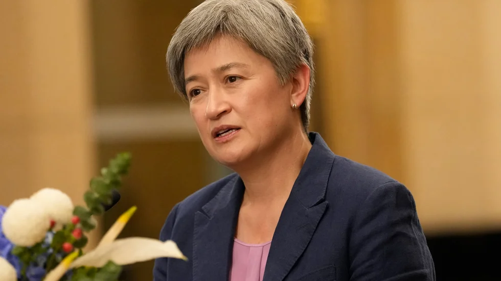 Australiens utrikesminister Penny Wong uppmanar Ryssland att lämna ut de tre män som dömts för nedskjutningen av MH17 2014. Arkivbild.