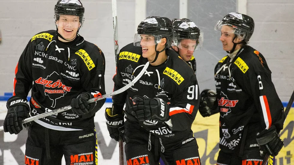 Siktar uppåt. Asplöven har bestämt sin målsättning.