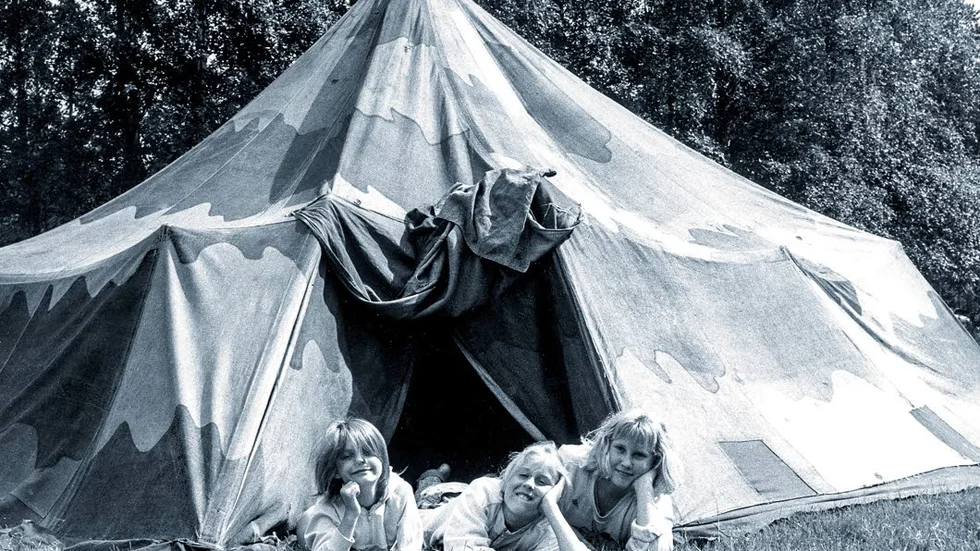 Tälta är toppen. Från vänster Annika Klint, Anna Hörling och Anna-Karin Östlin.