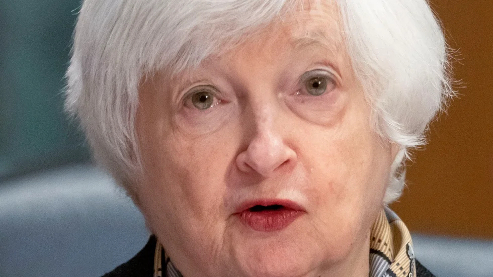 Finansminister Janet Yellen har tagit emot brevet från bankerna. Arkivbild.