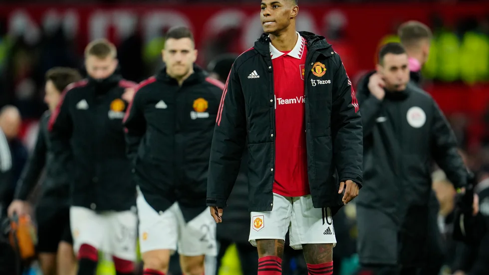 Marcus Rashford missar Englands kommande EM-kvalmatcherna mot Italien och Ukraina. Arkivbild.