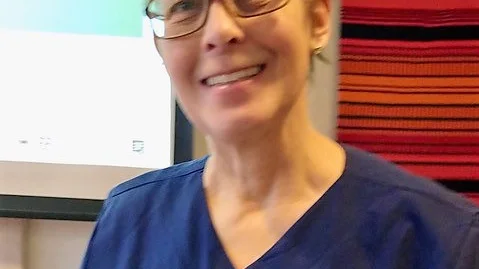 Anneli Hanno berättade om hur hemtjänsten i Gammelstad fungerar.
