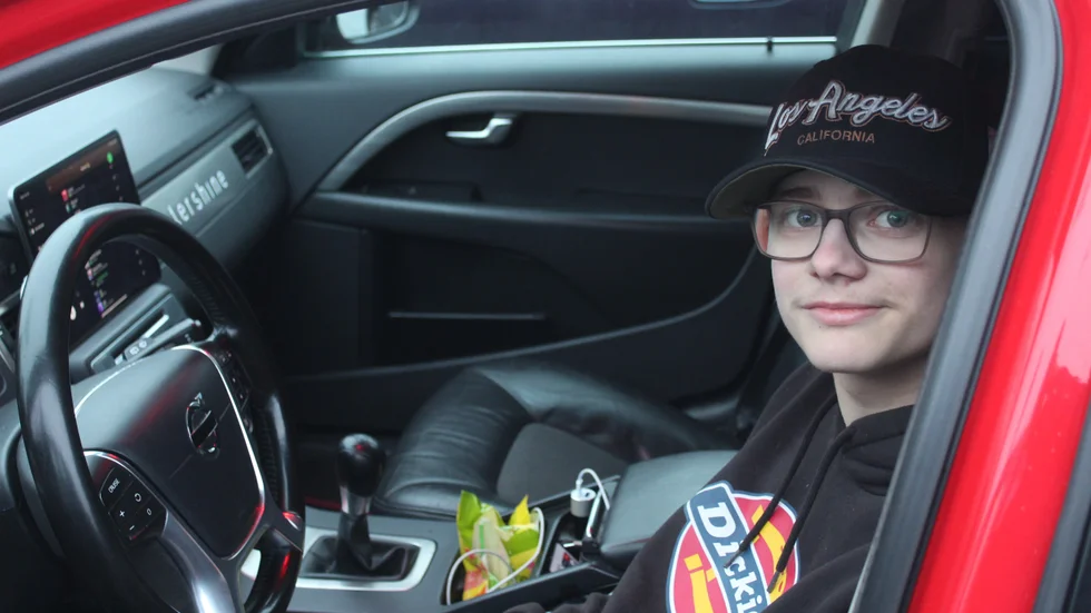 Lio Vennström, 16 år, är en av många ungdomar i Västerviks kommun som kör epa.