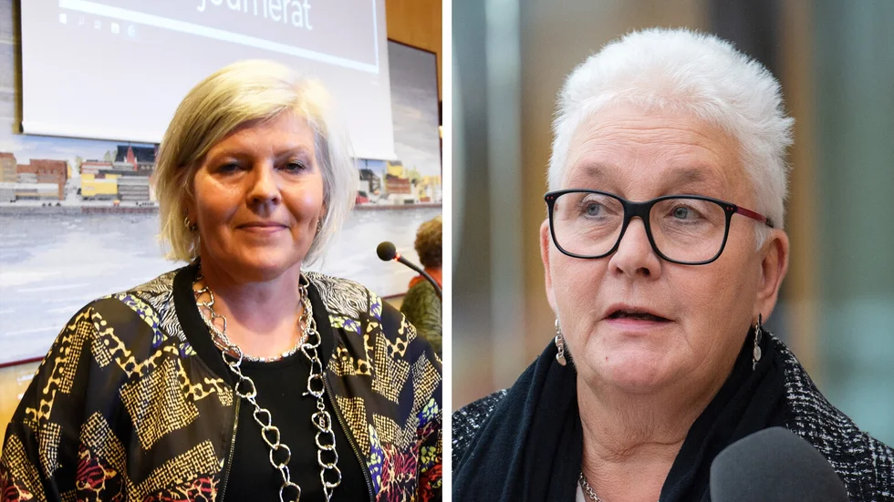 Ulrika Lundberg (V) och Anja Johansson (S) verkar överens om kommunens skogsbruk. Men skenet kan bedra.