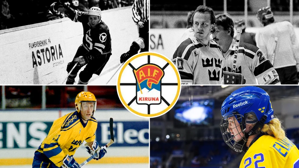 "Garvis" Määtä, Göte Wälitalo, Pekka Lindmark, Börje Salming och Emma Eliasson är några av alla landslagsspelare som har fostrats i Kiruna AIF.