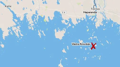 DÖSKALLEÖN. Människokraniet hittades för snart tre veckor sedan på Västra Knivskär i Haparanda skärgård.