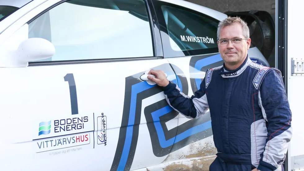 vinnaren. Mikael Wikström från hemmaklubben NMS Boden tog hem segern i Kanonrundan.