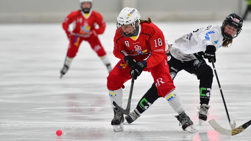 Tora Uebel gjorde det så viktiga andra målet för Uppsala Bois när laget tog sina första poäng i elitserien. (Arkivbild)