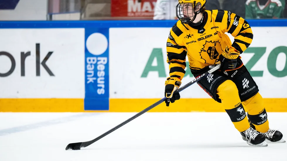 Axel Sandin Pellikka stod för två assist när Skellefteå AIK under lördagen inkasserade sin tolfte raka seger i SHL.
