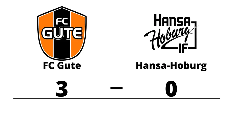 FC Gute vann mot IF Hansa-Hoburg