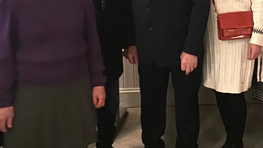 Britta, Elof, Kenneth och Marit var fyra av kvällens sex mannekänger. 