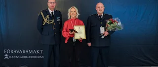 De uppmärksammades vid regementets julavslutning