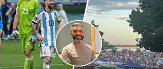Stefan, 44, från Eskilstuna ska följa VM-festen – på plats i Messis hemstad: "Fest i en hel vecka..."