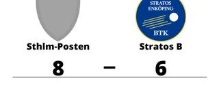 Seger för Sthlm-Posten på hemmaplan mot Stratos B