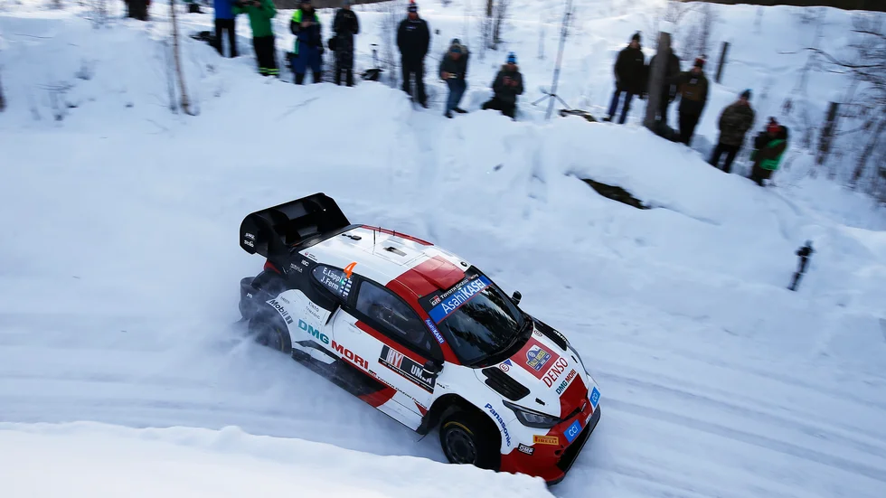 Svenska rallyt inleds på torsdag. Arkivbild.