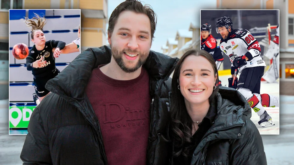 Henri Tamminen och Moa Nilsson är två idrottsprofiler i Boden som har hittat varandra.