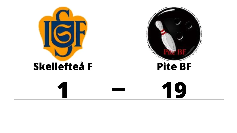 Skellefteå IF F förlorade mot Pite BF