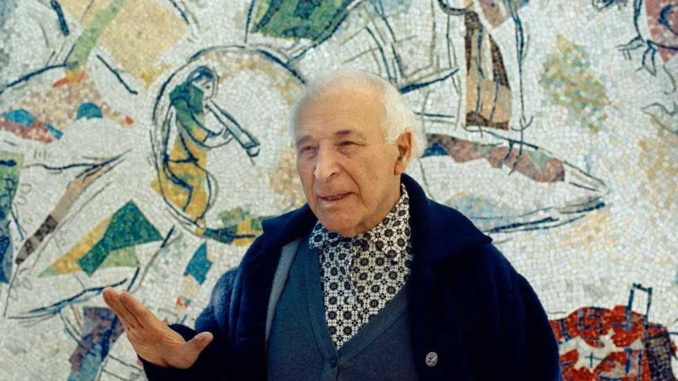 Ett konstverk av Marc Chagall stals från en judisk familj under andra världskriget. Bilden föreställer Marc Chagall 1969. Arkivbild.