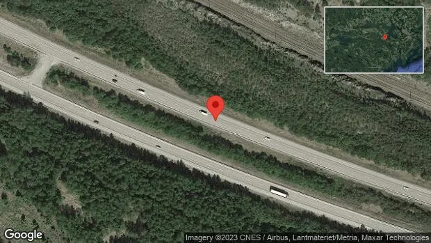 Stopp på E20 på grund av en trafikolycka