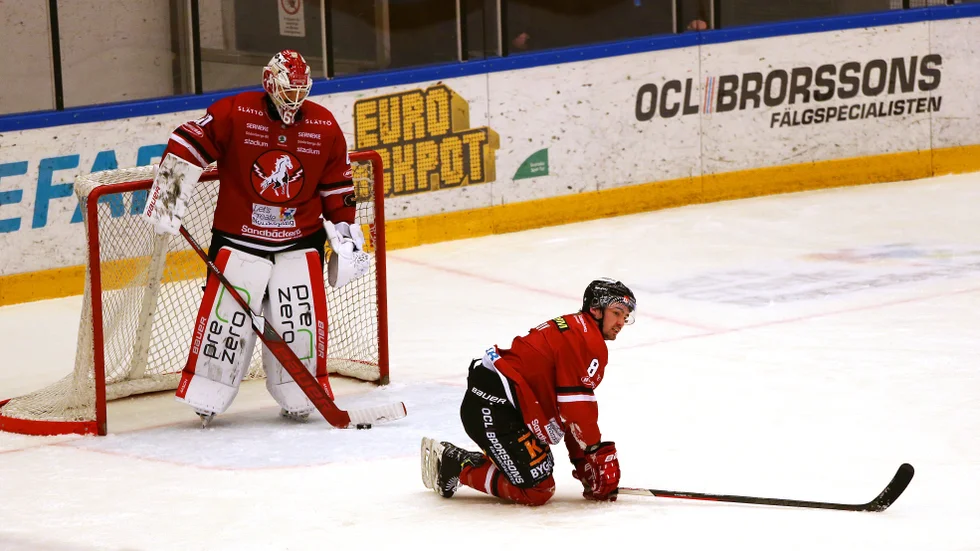 Deppigt för Adam Ohre och Patrick Bajkov.