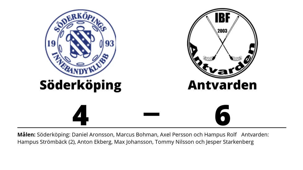 Söderköpings IBK förlorade mot IBF Antvarden