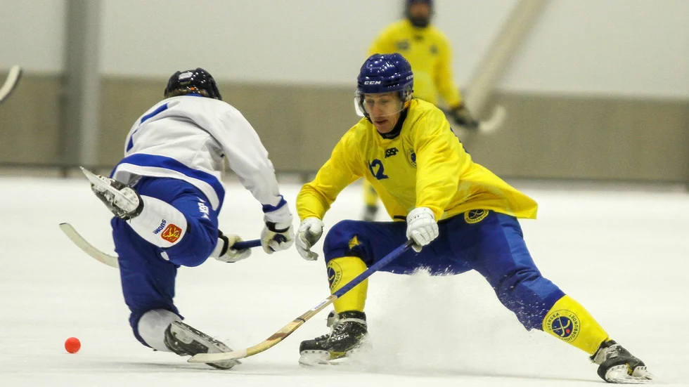 Fredrik Lönn spelade för Sverige i helgens VM-genrep i Karlstad. Finland vann matchen, men Sverige vann turneringen. Ovisst läge nu inför VM i Växjö/Åby i mars-april.