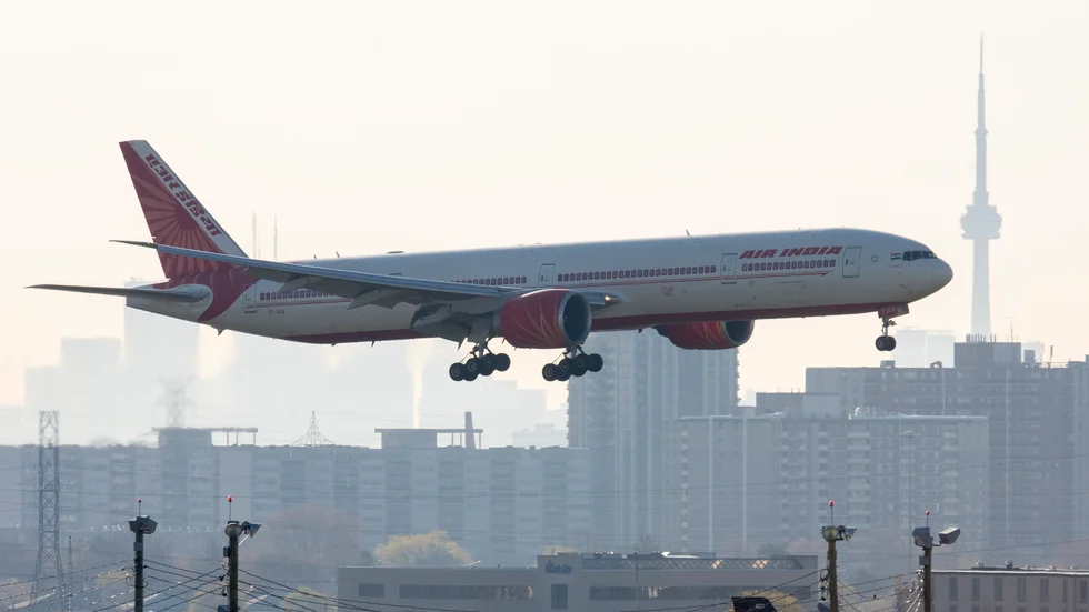 Air India får böta efter att en passagerare kissat på en av sina medpassagerare under i flygning i slutet av november förra året. Arkivbild.