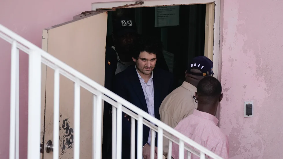 FTX-grundaren Sam Bankman-Fried i Bahamas på måndagen.