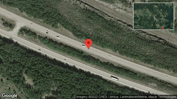 Fordon stillastående på E20