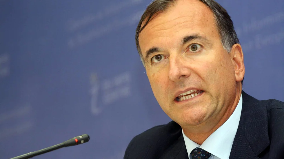 Italiens tidigare utrikesminister Franco Frattini. Arkivbild.