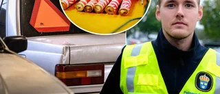 Epa-ungdomar sköt raketer under färden – stoppades av polis ✓Tonåringar misstänks för brott