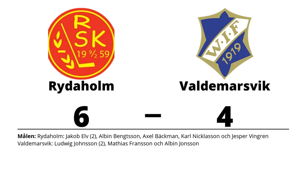 Rydaholms SK vann mot Valdemarsviks IF