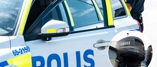 Båtmotortjuvar slog sönder övervakningskameror