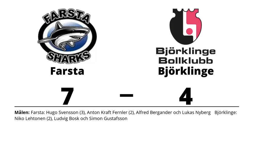 Farsta IBK vann mot Björklinge BK