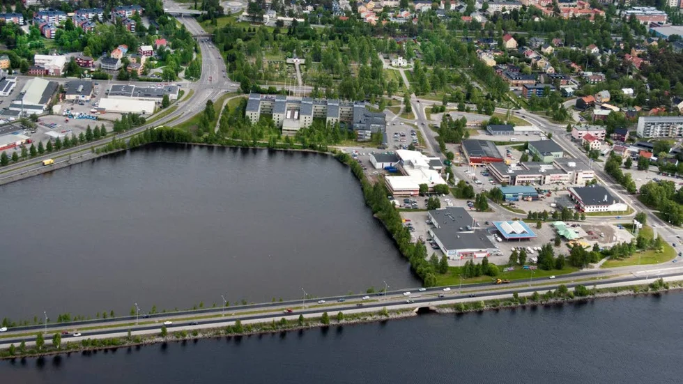 STADSPARK? Röda havet föreslås fyllas igen och att Luleås nya Stadspark ska ligga här. Ett förslag för att utveckla Luleå, ett annat är att bygga bostäder här.