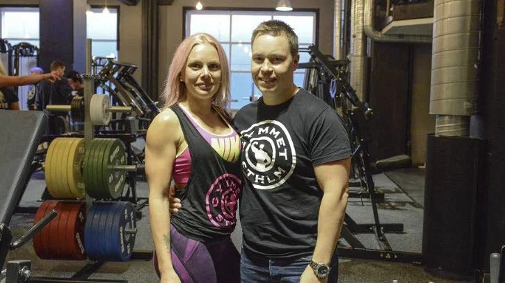 KAN PRISAS. Kirunabördiga Anna Stålnacke och Fredrik Gunnelbrand kan vinna årets gym-tävlingen vid Fitnessfestivalen i Stockholm.