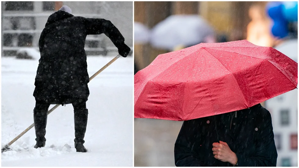 Kanske sista chansen till snöskottning i länet? På fredag börjar nederbörden falla och övergår sedan i regn. 