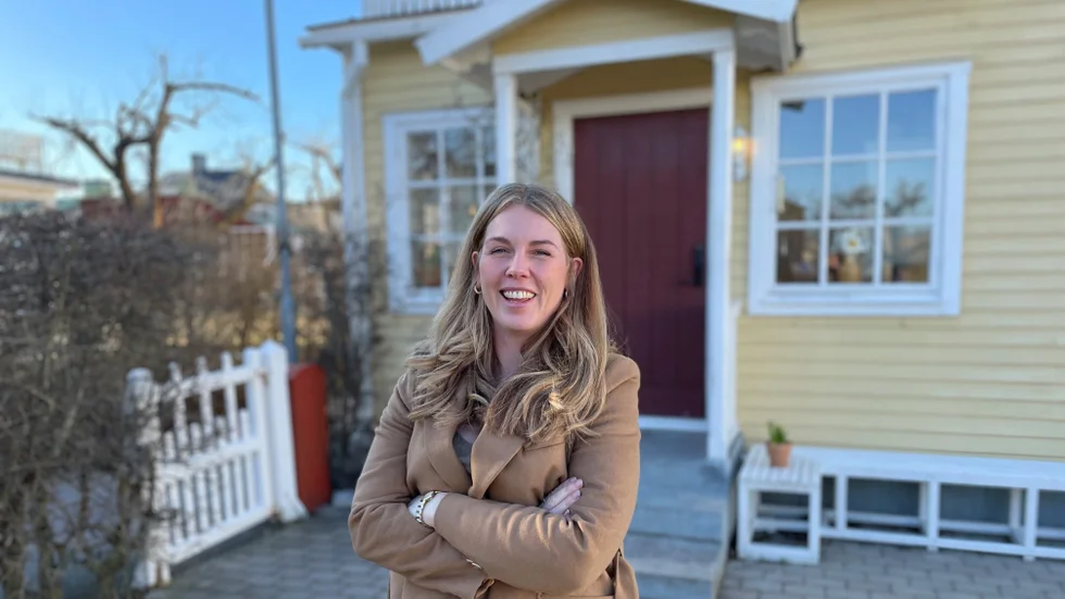 Louise Andersson flyttade till Västervik från grannkommunen Oskarshamn 2017.