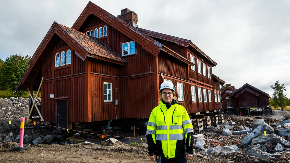 Mari Kuokkanen, LKAB, tycker det är roligt och utmanande att arbeta med flytten av gamla kulturbyggnader.