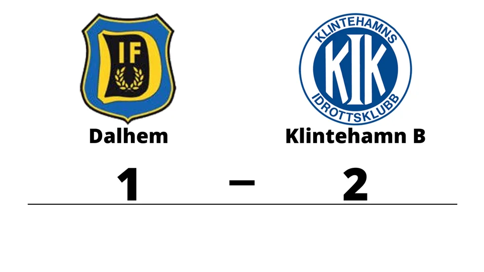 Dalhem IF B förlorade mot Klintehamns IK B