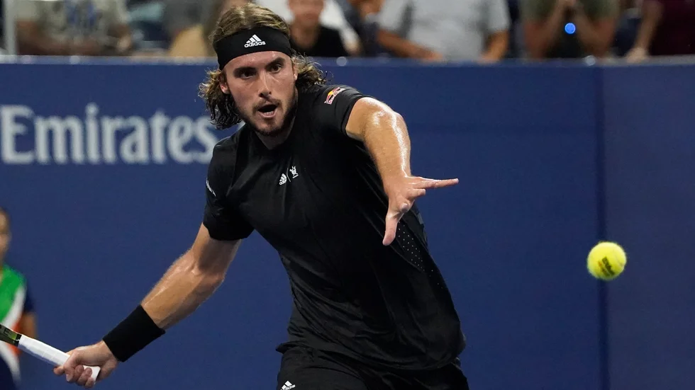 Stefanos Tsitsipas har fortsatt svårt att få till det i US Open.