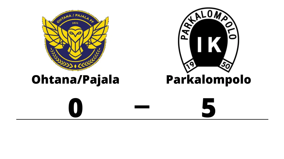 Ohtana/Pajala FF 2 förlorade mot Parkalompolo IK