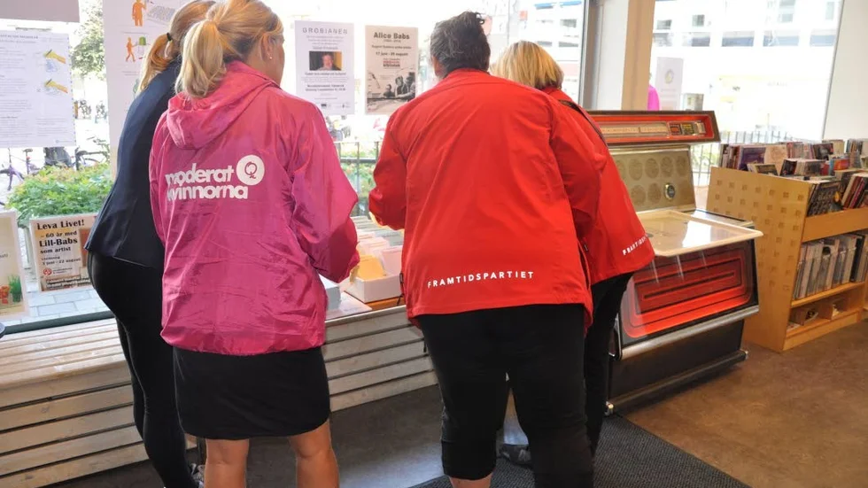 Val. Under onsdagen började förtidsröstningen på Stadsbiblioteket i Västervik.