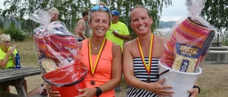 Sandra och Carolina vann Kyrkloppet • Sprang i mål hand i hand