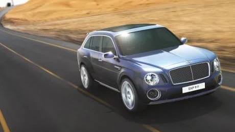 Bentley EXP 9 F lär begåvas med något mera lockande namn när den sätts i produktion.Foto: Bentley