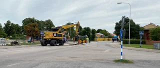 Nu påbörjas arbete med rondell i Vadstena • "Framförallt är det för att få ner hastigheten" 